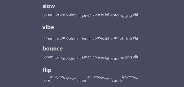 4种CSS3波浪文字动画特效-精品资源网