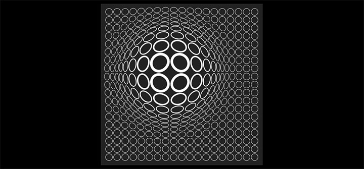 3D立体效果HTML5点阵列局部放大镜动画特效-精品资源网