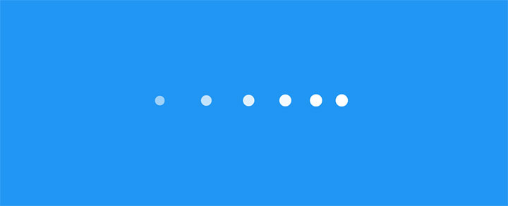 CSS3 Animation圆点动画网页加载特效-精品资源网