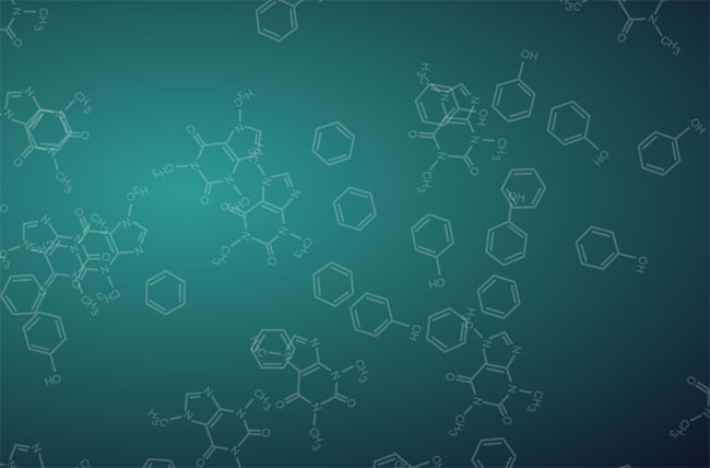 HTML5化学分子结构网页背景动画特效-精品资源网