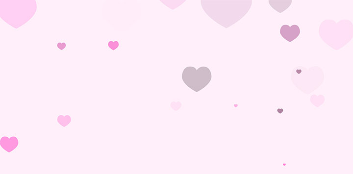 html5 canvas全屏爱心冒泡背景动画特效-精品资源网