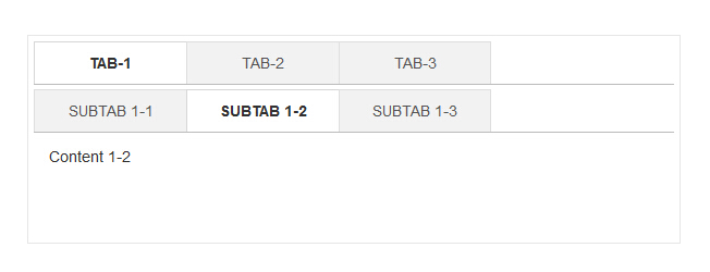 jQuery二级多级选项卡tab特效-精品资源网